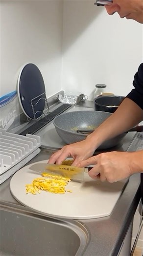 Perfect Japanese Shredded Egg #cooking #rice #food