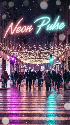 Neon Pulse | Lofi Synthwave for Neon Christmas City Walks 🎄🌙