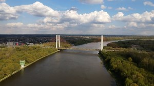 Bridge, Road, River. Free Stock Video