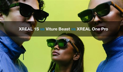 XREAL 1S vs Viture Beast vs XREAL One Pro : Tested for Productivity, Gaming and Media
