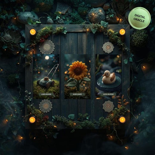 Dream Garden Crochet Oracle – Screenshot Reading Cards, MP4 Phone & Tablet, Digital Guide - Etsy
