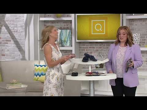 Vionic Leather Thong Sandals - Tide Anniversary on QVC