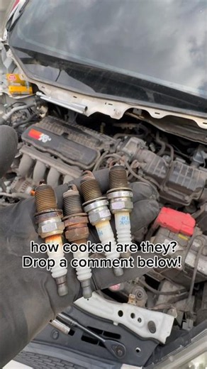 Spark plugs on a Honda Fit!