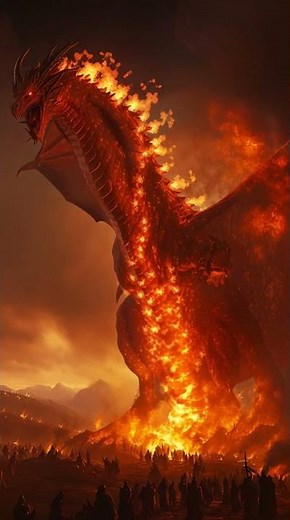 The Dragon's Fury: A Fire-Breathing AI Dragon Unleashes Devastation! 🐉🔥