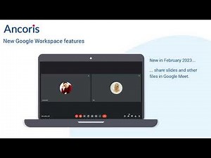 Share files more easily in Google Meet