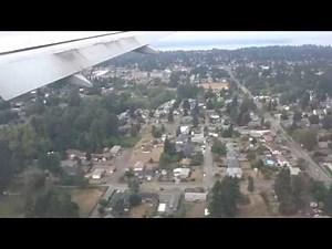 シアトル・タコマ国際空港着陸