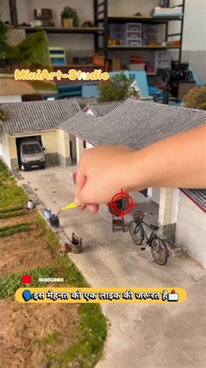 Realistic Miniature Village Scene | Handmade Mini World Creation | MiniArt-Studio