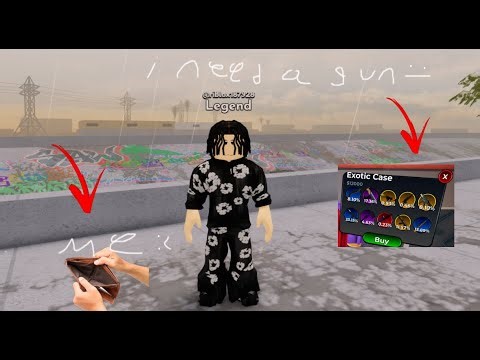 trying to get my first GUN in roblox crashouts🔥🔥