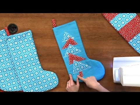 How to Make a Christmas Stocking | National Sewing Circle