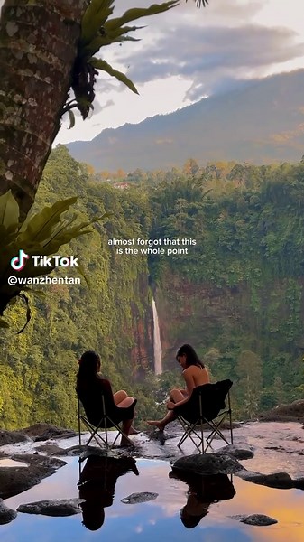 Explore the Stunning Panorama Kapas Biru Waterfall