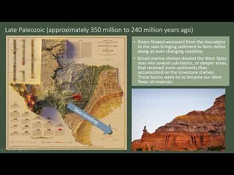 London Darcé Presenting on the Geologic History of Texas - August 18, 2021