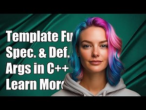 Understanding Template Function Specialization and Default Arguments in C++