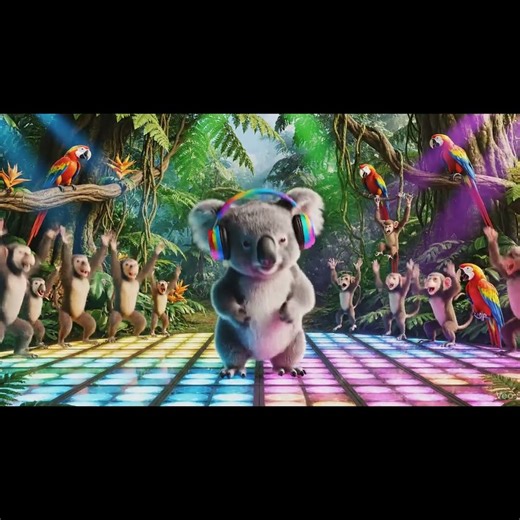 Koala Party Vibes 🐨🎵 | The Jungle Just Got Groovy
