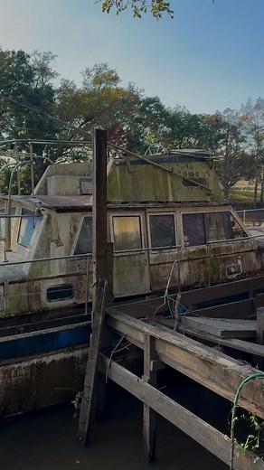 Exploring a Historic Boat in South Louisiana Bayous