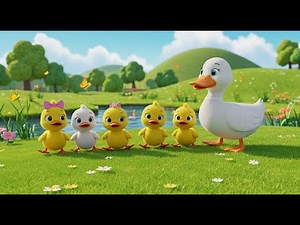 Five Little Ducks – Classic Counting Song for Kids | Nursery Rhyme | Learn, Sing & Count