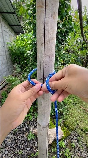 Simple Bowline Knot Tutorial | Strong & Easy Knot #BowlineKnot #KnotTutorial