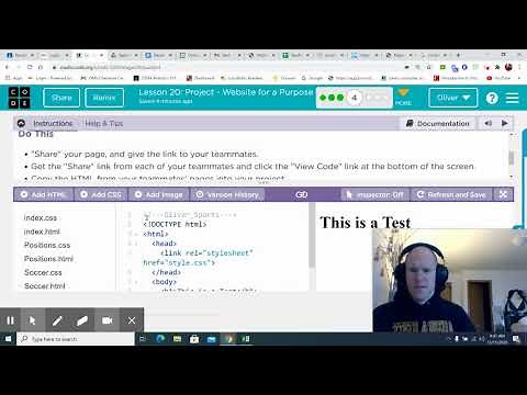 Unit 2 Lesson 20: Project - Website for a Purpose