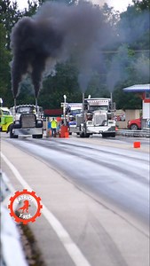 Northern Michigan Dragway Powered by Alumaclear Diesel Fest 2024 #fyp #race #bigrig #diesel #dragrace | Patriot T-Rex