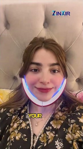 This Device Gave Me a V-Shaped Face?! 😱 LED Photon Facial Massager Review