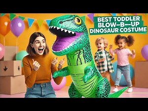 🎈JASHKE Inflatable Costume Kids Inflatable Dinosaur Costumes | Best Toddler Blow up Dinosaur Costume