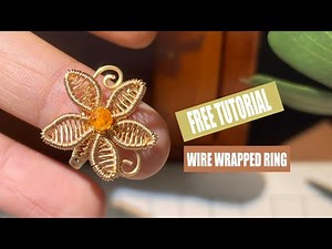 Handmade Wire Wrapped Flower Ring | Easy DIY Jewelry Tutorial for Beginners