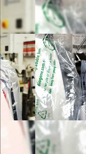 Biogone Clear Dry Cleaning Bags – Landfill Biodegradable