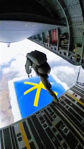 The Sky-High Inflatable Landing😱