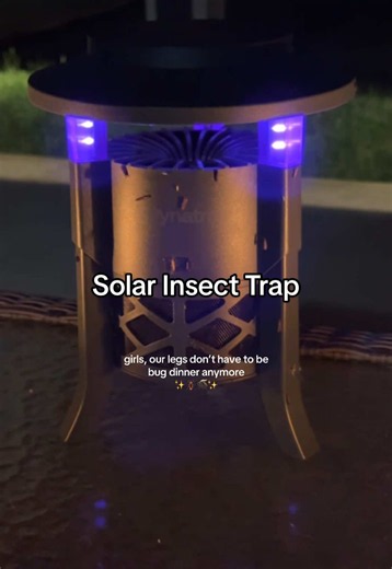 How is this solar DynaTrap insect trap so small but so powerful?! I'm actually able to sit outside at night without being swarmed by bugs now #bugzapper #insecttrap #dynatrap #bugtrap #DealsForYouDays @QVC, Inc