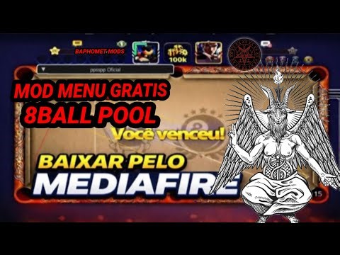NOVO MOD MENU 8 BALL POOL GRÁTIS ATUALIZADO ( DOWNLOAD MEDIAFIRE ) #8ballpool