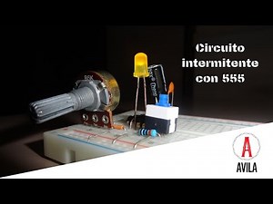Cómo hacer un circuito LED intermitente con un 555