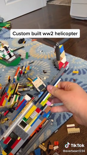 Custom Built WW2 Helicopter Tutorial - Lego Army Ideas