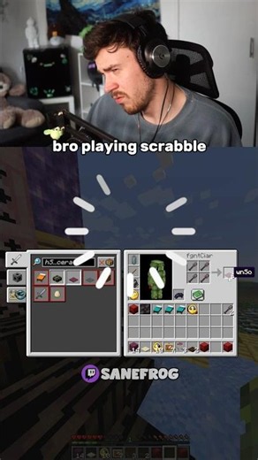Playing Scrabble In Minecraft #minecraft