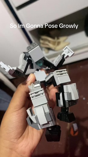 Creative Lego Poses for Growly Characters