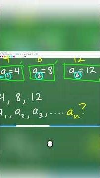 Unlock Sequence Secrets Find Any Term Formula! #math #maths #algebra #sequence #education
