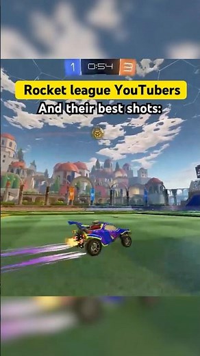 Rocket League YouTubers and their best shots😳 #rocketleague