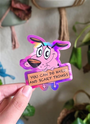 Courage Sticker - Etsy