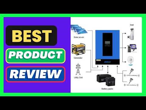 EASUN 6.2KW 48V Hybrid Solar Inverter 230V Pure Sine Off