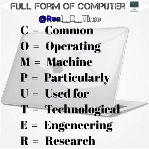 Full form of Computer 🖥️ #Computer_Study #basic_computer