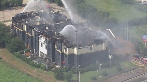 Channelview hotel engulfed in flames