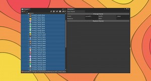 Batch rename tool for unity