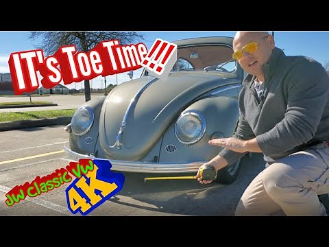 How To - Toe Adjustment - 1956 Oval Window Rag-top - Volkswagen BUG | JW Classic VW