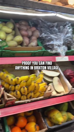 Proof that you can find anything in Brixton Village 🛍️🌍 One minute it’s ingredients you’ve never cooked with 👀🥬 Next minute you’re planning a whole meal around them 🍽️✨ This is how shopping should feel 💛 Brixton Village international food London global ingredients London Brixton market food plantain London Caribbean ingredients London African ingredients London Latin American food London fresh produce Brixton London food discovery