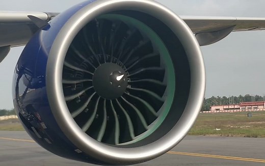 【普拉特·惠特尼】PW1100G静洁动力引擎超低噪音试车