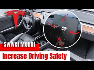 How To Install The 2023 Tesla 3/Y Swivel Mount--Note:3 Easy Mistake (Upgrade-Four Directions)#model3