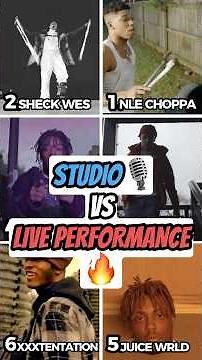Studio vs LIVE: Rappers Who Sound Completely Different 😳🎤🔥