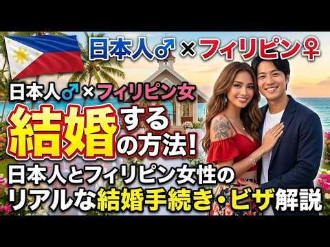 【国際結婚の手続き方法】フィリピンパブ嬢と結婚する際の手続きとは…？