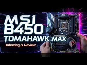 MSI B450 Tomahawk Max Motherboard Unboxing and Review #pc #trend #viral #gaming
