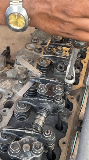 Precision Diesel Engine Tappet Adjustment #automobile #adjustment #shorts