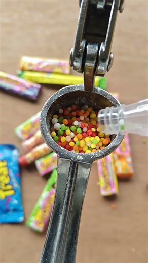 🤏 Mini Color Candy Filling 😋 #satisfying #shorts #sweet