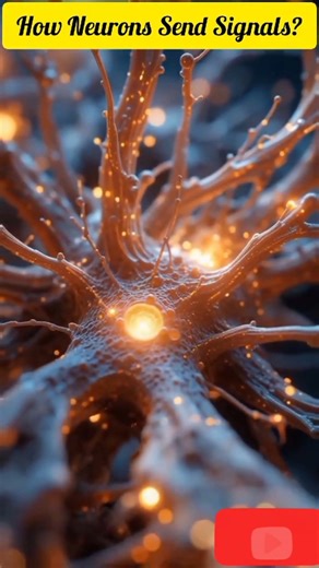 How Neurons Send Signals ? #anatomy #yawning #mentalclarity #mindsignal #mindsetshift #humanbody